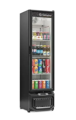 NZ. Expositor refrigerador slim 230 litros GELOPAR