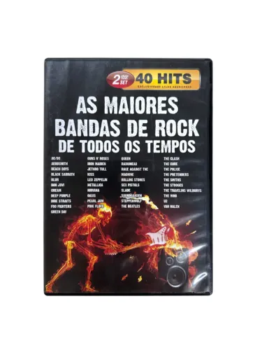 Maiores Bandas de Rock de Todos Os Tempos (DVD duplo original)