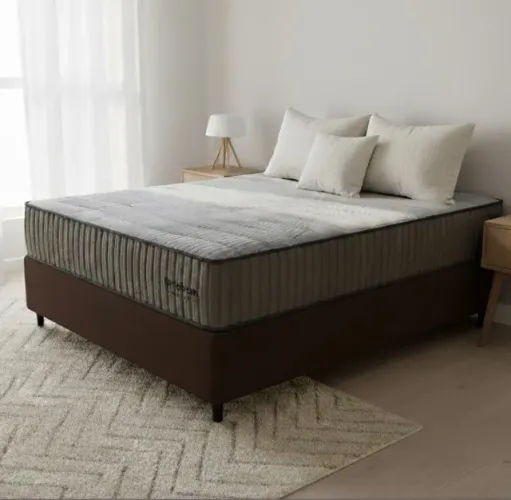 Conjunto Casal Harmonia Marrom HR33