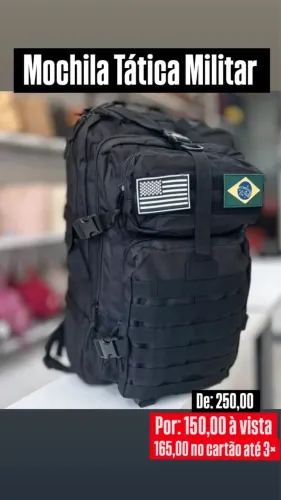 Mochila tática reforçada