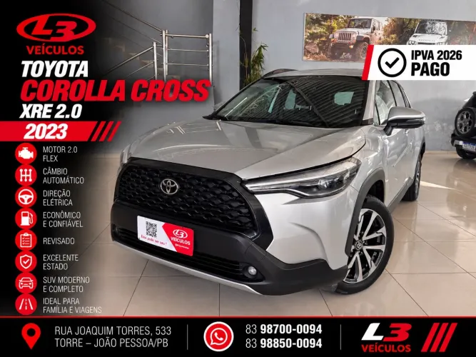 Toyota Corolla Cross XRE 2.0 16V Flex AUT 2023