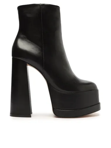 Bota Schutz Salto Alto Spencer Preto