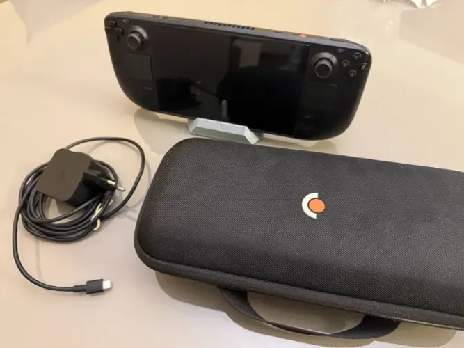 Steam Deck OLED 512GB Perfeito Estado + Acessórios