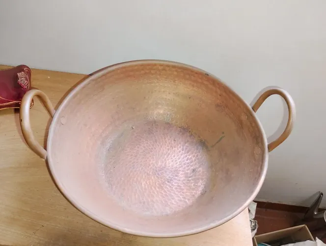 Tacho de cobre 20 litros antigo