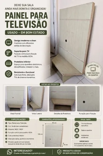 PAINEL PARA TV - USADO