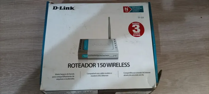 Vendo roteador D-link e switch 8 portas tp-link