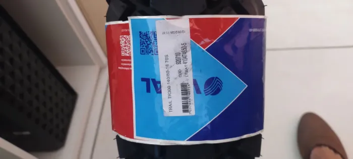 Pneu vipal T 300 140 80 18 novo