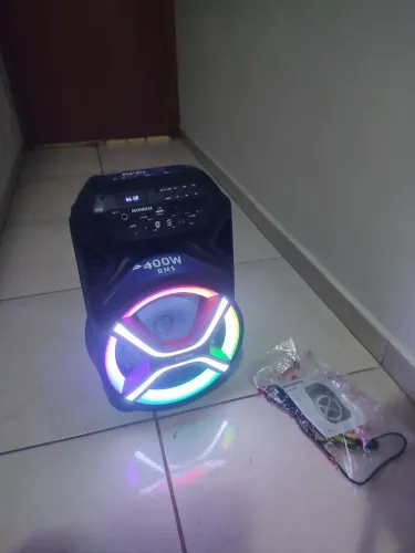 Caixa de som residência moldial bivolt 400rms