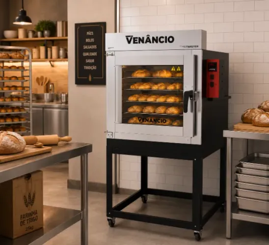 FORNO INDUSTRIAL TURBO TWISTER ELÉTRICO 5 ESTEIRAS 220V FVT5E - VENÂNCIO R$ 6399