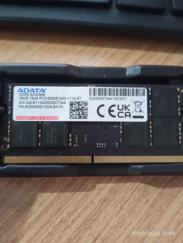 Memória DDR5 16 gigas notebook