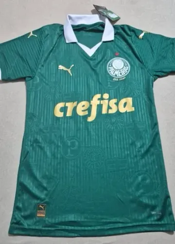 Camisa Palmeiras I 24/25 s/n° Jogador Puma Masculina - Verde - Tamanho P - Original e Nova