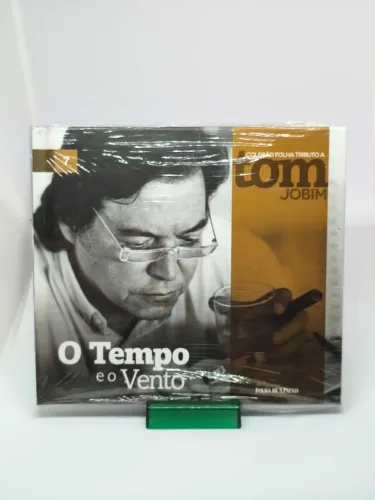 Cd + Livro O Tempo E O Vento Tom Jobim Coleção Folha Vol 7 Lacrado