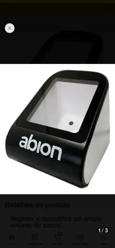 Leitor de código de barras albion