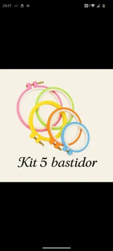 Kit de Bastidores Redondos - Ideal para Bordado e Artesanato