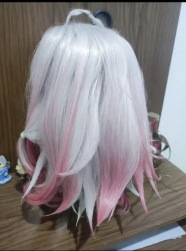 Peruca Cosplay Briar de League of Legends 