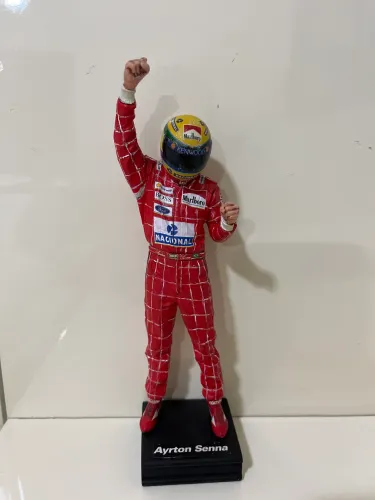 Estátua Ayrton Senna Coleção Antiga