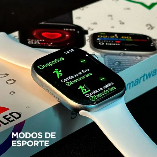 Smartwatch W11 pro relógio inteligente, responder whatsapp