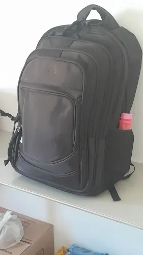Mochilão de bordo.