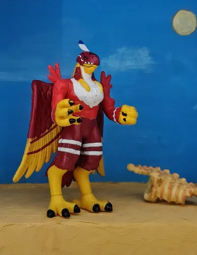 Boneco do digimon adventure - Garudamon Bandai