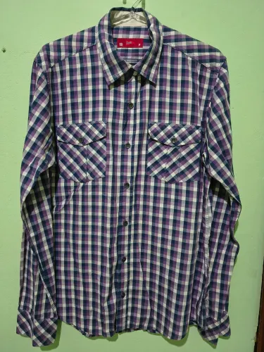 Camisa Xadrez manga longa 