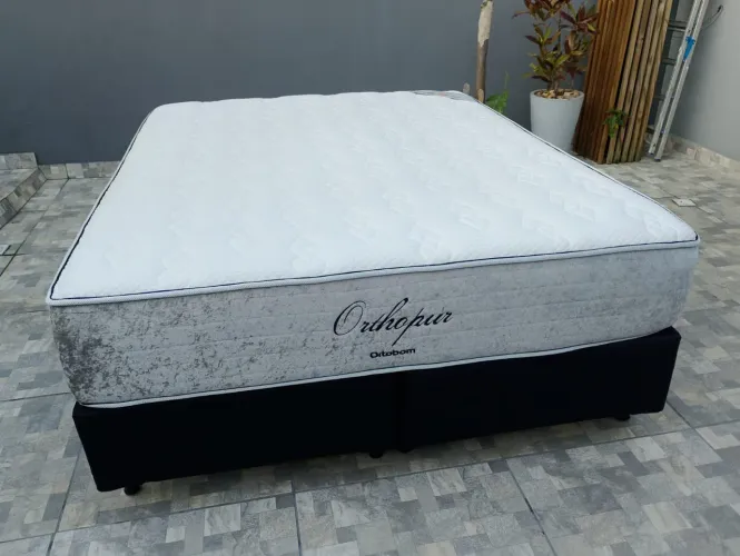 Cama Box Queen Size Orthopur Ortobom/passo cartão