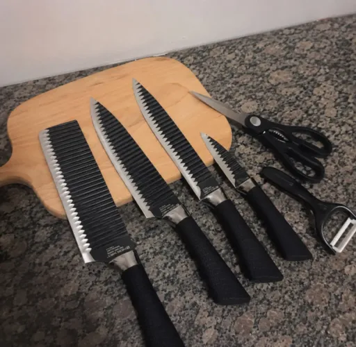 Kit facas antiaderentes 6 peças