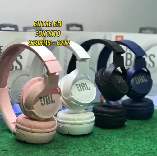 Fone sem fio JBL Bluetooth recarregavél -Entregamos 9h ás 23h