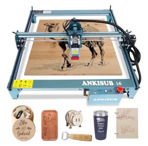 Maquina Gravadora Laser Corte Cnc 48w 40cmx40cm Impressora Ankisub L6