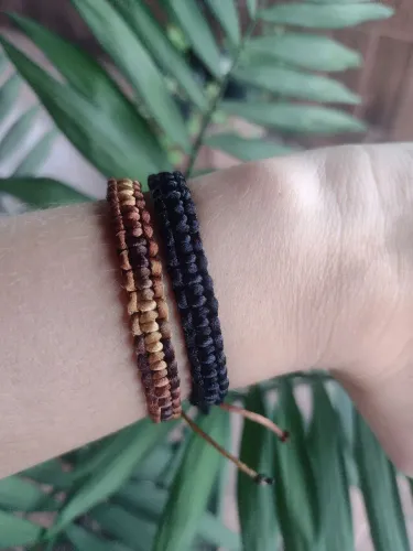 Kit 2 Pulseiras em Macramê