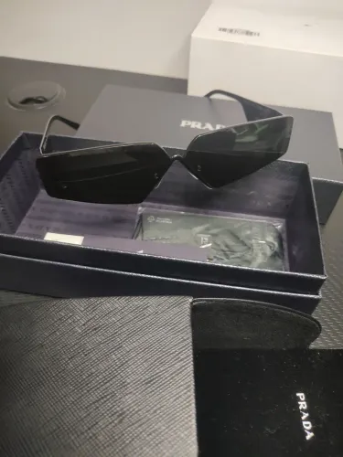 "Óculos de Sol Prada PR 17WS Original Preto  Novo com Caixa