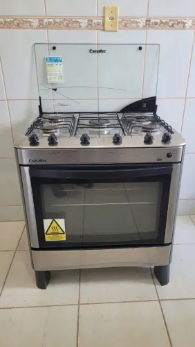 Vende-se fogão 5 bocas esmaltec inox