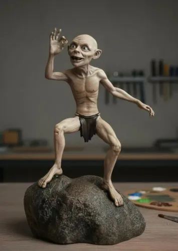Boneco senhor dos aneis Gollun 