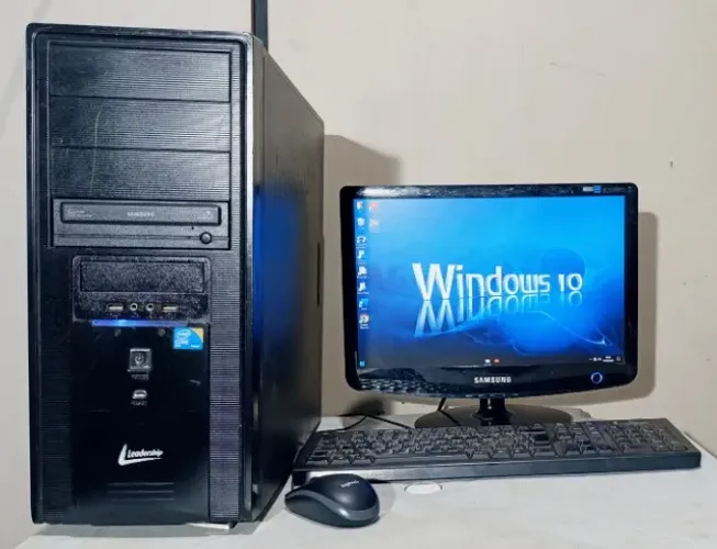 computador ddr2 core 2 duo 4 gb placa de video ddr2 tela 17 valor 340 reais - uberlandia