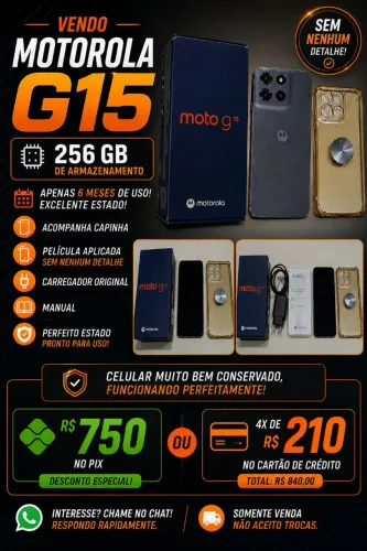 MOTOROLA G15 - 256GB
