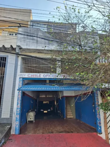 Salão comercial com oficina mecânica e casa em cima