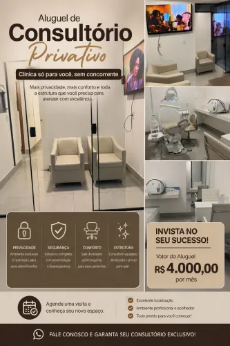 Aluguel de consultório odontológico mensal