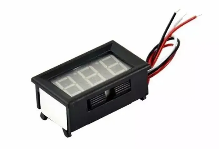 Voltímetro Digital 0 - 99,9v Dc Automotivo Automação Robotica COD-CP86  