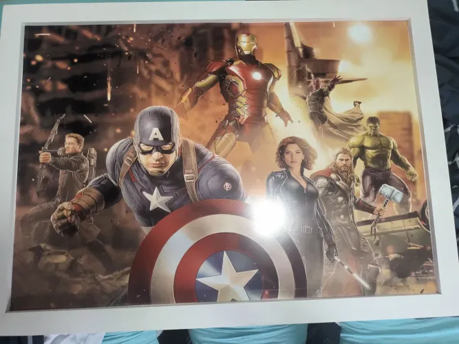 Quadro vingadores 110 por 80
