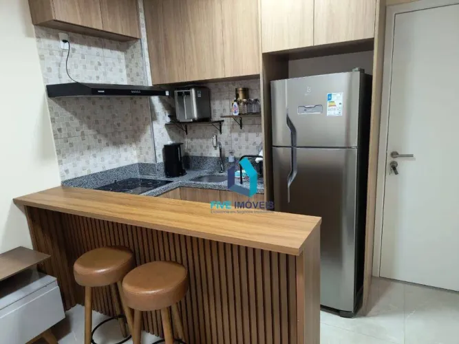 Studio com 1 dormitório para alugar, 27 m² por R$ 3.221,00/mês - Santo Amaro - São Paulo/S