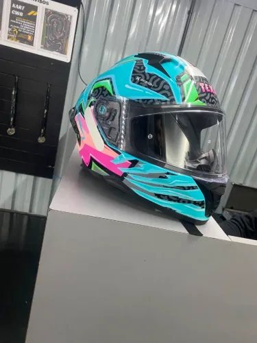Capacete  Integral Texx Raptor Com  Viseira Fume Extra