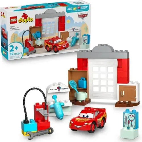 Lego Duplo Disney Visita de McQueen à Garagem do Doc 10456