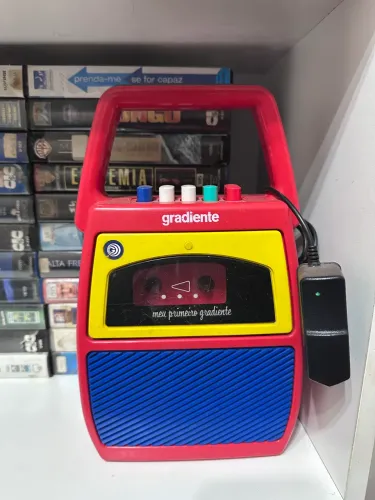 Meu Primeiro Gradiente - som, toca fita, vintage