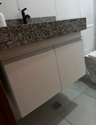 Gabinete banheiro 70cm 100%mdf