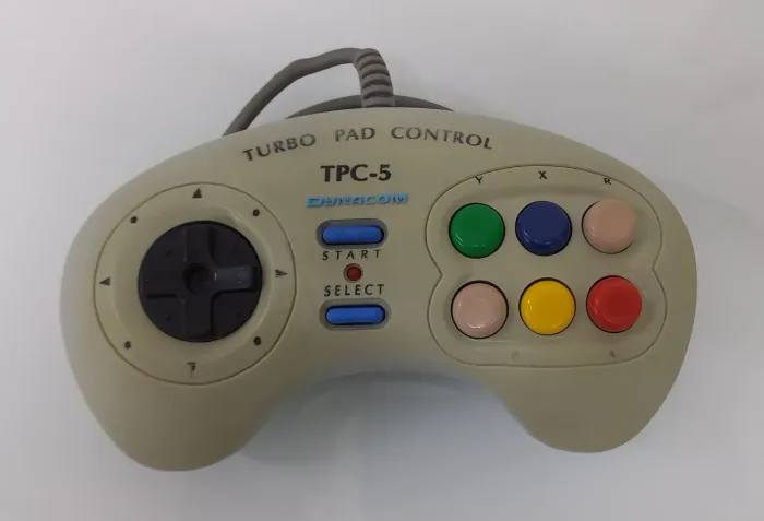 CONTROLE PARA SNES TPC-5 UM DOS CONTROLES VARIANTES DA DYNACOM 