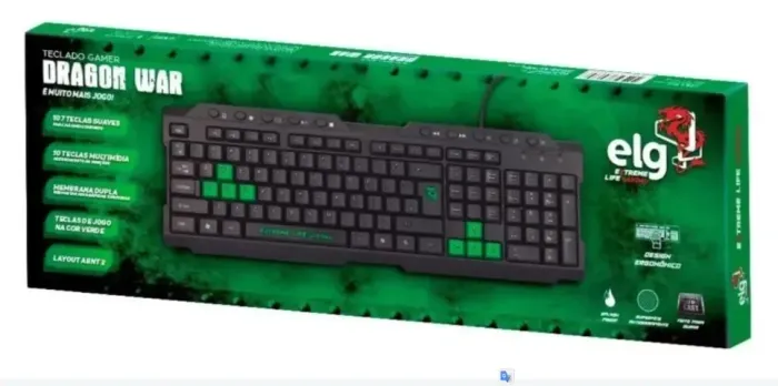 Teclado Gamer Dragon War 10 Teclas Multim