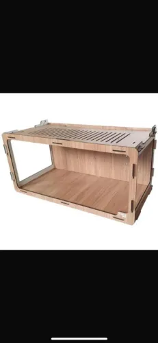 Terrário Alojamento 100x50x50 Grande para Hamster Roedores Completo c/ Acessórios