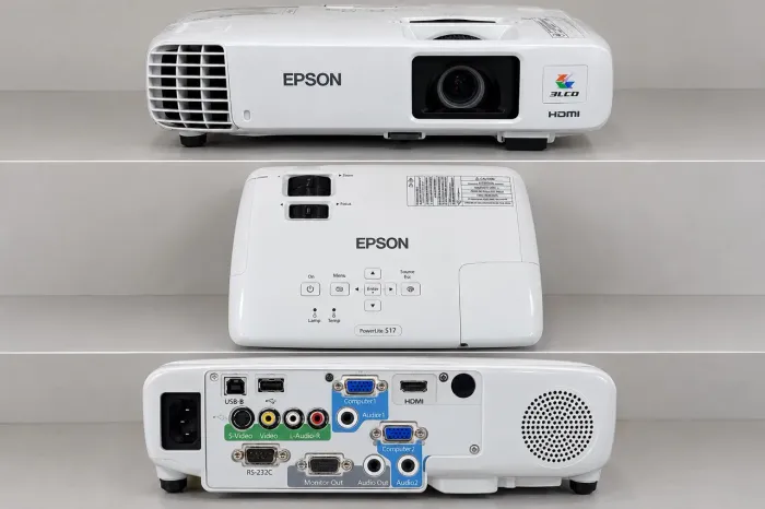 Projetor Epson PowerLite S17 H568A Usado Funcionando Perfeitamente