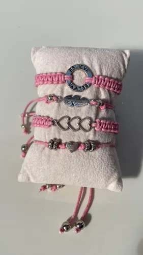 Kit pulseira macrame