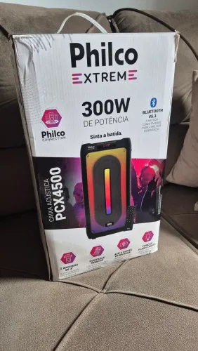 Som torre Philco 300w, novo na caixa , sem uso, ainda no plástico  ! R$ 399,00