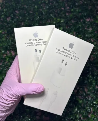 Carregador de iPhone (cabo +fonte